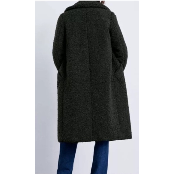 Zara Dark Brown Teddy Jacket - Picture 3 of 10